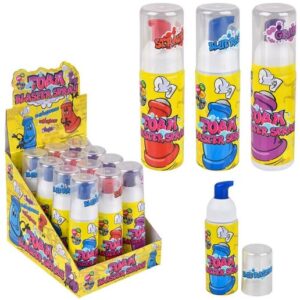 Fun Frenzy Foam Blaster Spray Candy 3 Flavor 12ct